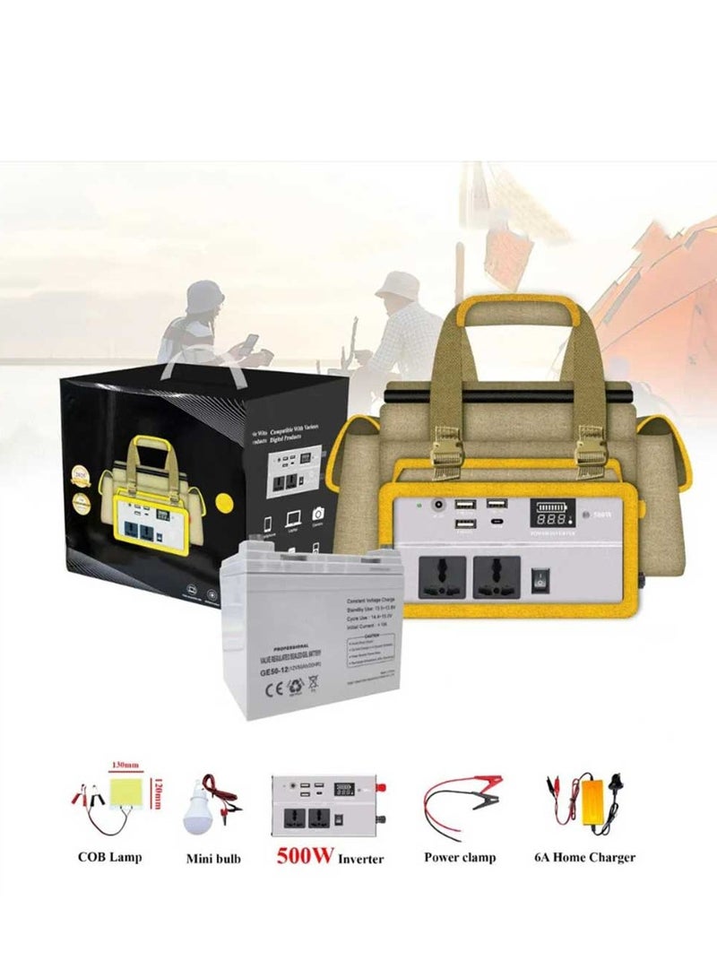 Toby's BTY 50A Battery 50000mAh Power Rechargeable Battery With 220V Power Inverter Best For Camping - Image 1