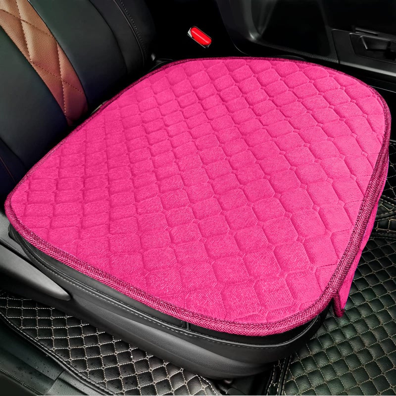surpassme Comfortable Car Seat Covers Universal Front Seat Coves for Car Accessories with Storage Pockets, Padded Car Interior Covers for Automotive, SUV, Truck, and Van - Image 1