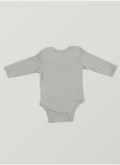 LUAY LUAY Unisex 100% Bamboo based Ultra-Soft fabric Onesies with Travel Texture-Grey  - Image 2