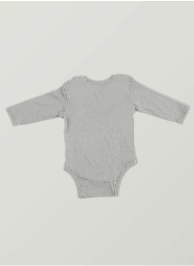 LUAY - LUAY Unisex 100% Bamboo based Ultra-Soft fabric Onesies with Travel Texture-Grey - Image 1