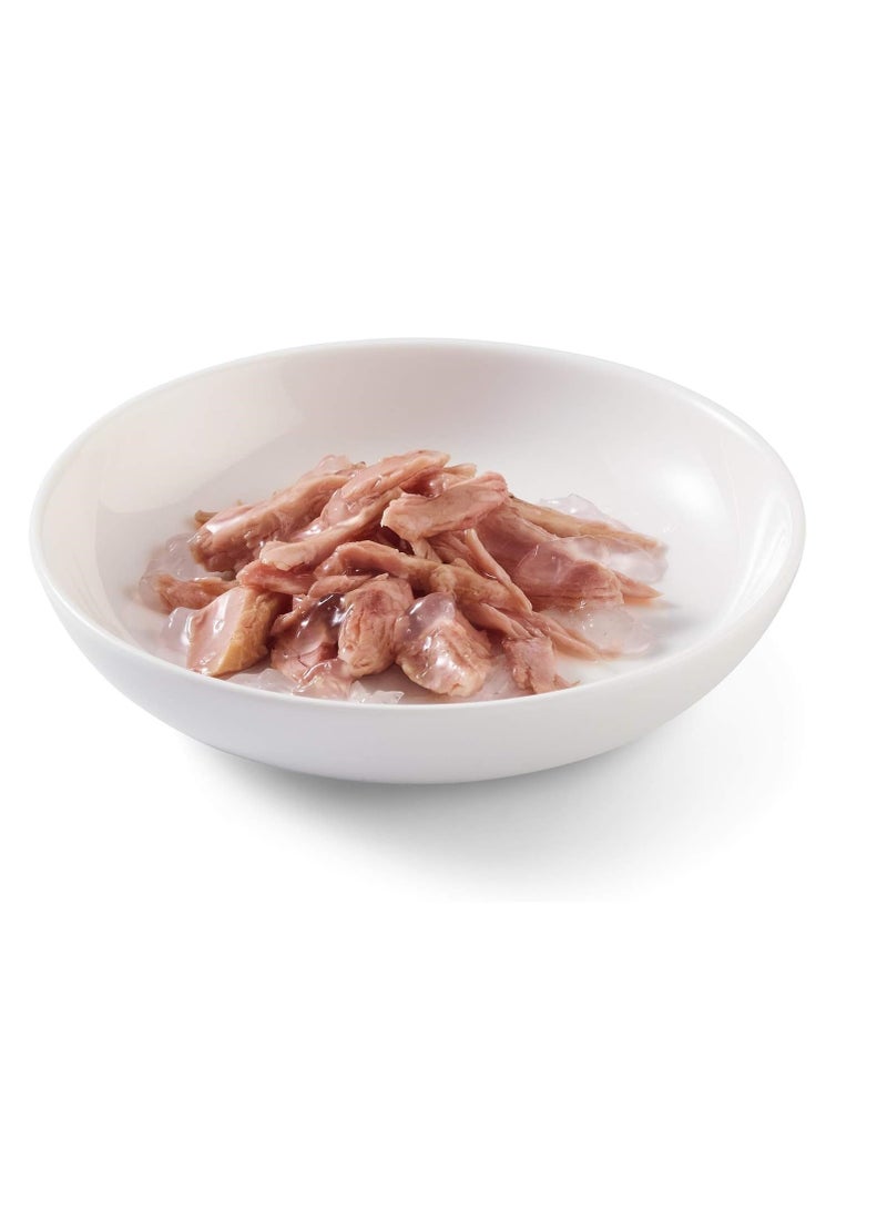 شيسر 12 عبوات طعام رطب للقطط البالغة – شرائح الدجاج مع الأرز 140 جم - Image 2