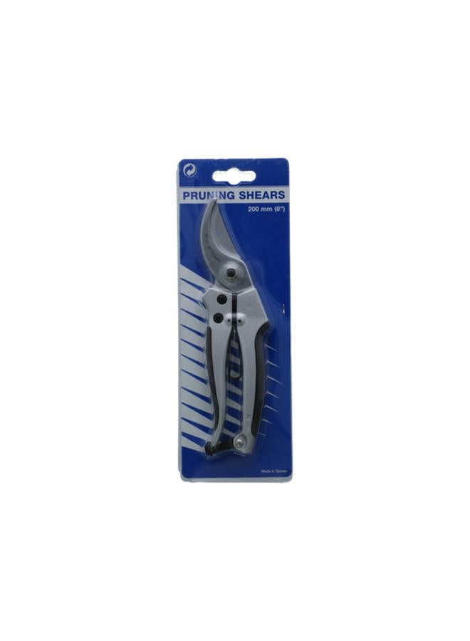 Quinnco Carbon Sturdy Handle Lightweight Steel Pruning Shear Silver and Black 8 Inch - Image 1