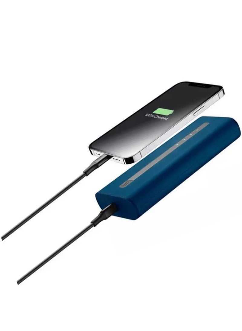 Cellularline - THUNDER 20000 POWER BANK Equipped With a USB-C Port and a USB Port for Charging Devices,Supports Fast Charging With USB-C Power Delivery 20W and an 18W adaptive USB port - Image 1