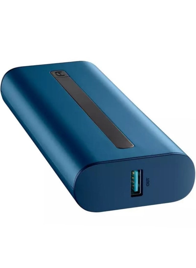 Cellularline - THUNDER 20000 POWER BANK Equipped With a USB-C Port and a USB Port for Charging Devices,Supports Fast Charging With USB-C Power Delivery 20W and an 18W adaptive USB port - Image 1