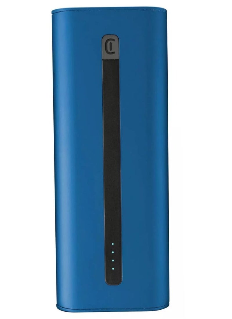 Cellularline - THUNDER 20000 POWER BANK Equipped With a USB-C Port and a USB Port for Charging Devices,Supports Fast Charging With USB-C Power Delivery 20W and an 18W adaptive USB port - Image 1