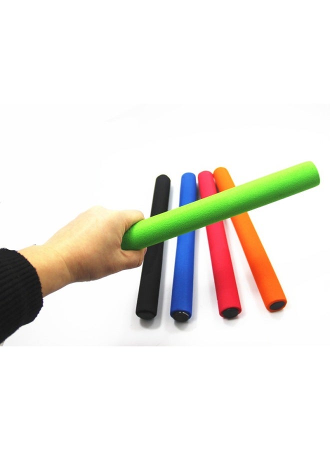 Relay Stick Special Relay Stick For Track And Field Competition Kindergarten Children's Stick Plastic Stick Toy Gymnastics Stick Gymnastics Stick-Color:1 Sponge Cover Baton (random Color)  - Image 2