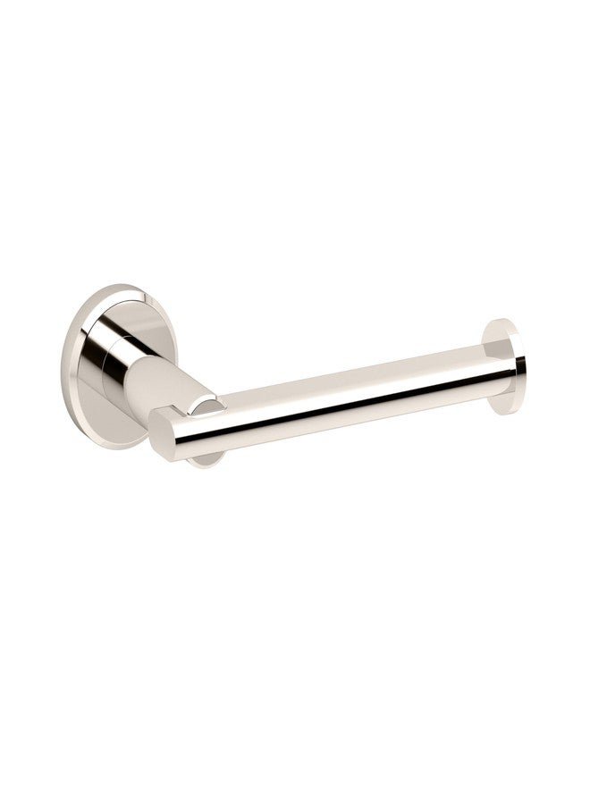 Gatco 5473 Locke Single Post Toilet Paper Holder, Polished Nickel - Image 1