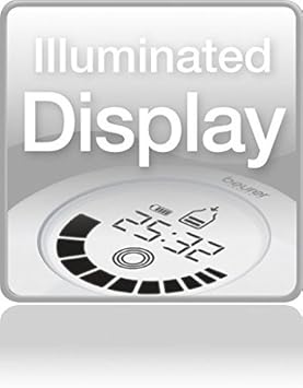 Beurer مضخة الثدي الكهربائية Beurer BY40 مع مضخة فراغية و 10 مستويات تحفيز و 10 مستويات ضخ مع وظيفة ذاكرة وإسفنجة سيليكون مريحة وموصل زجاجة Avent و NUK باللون الأبيض - Image 5