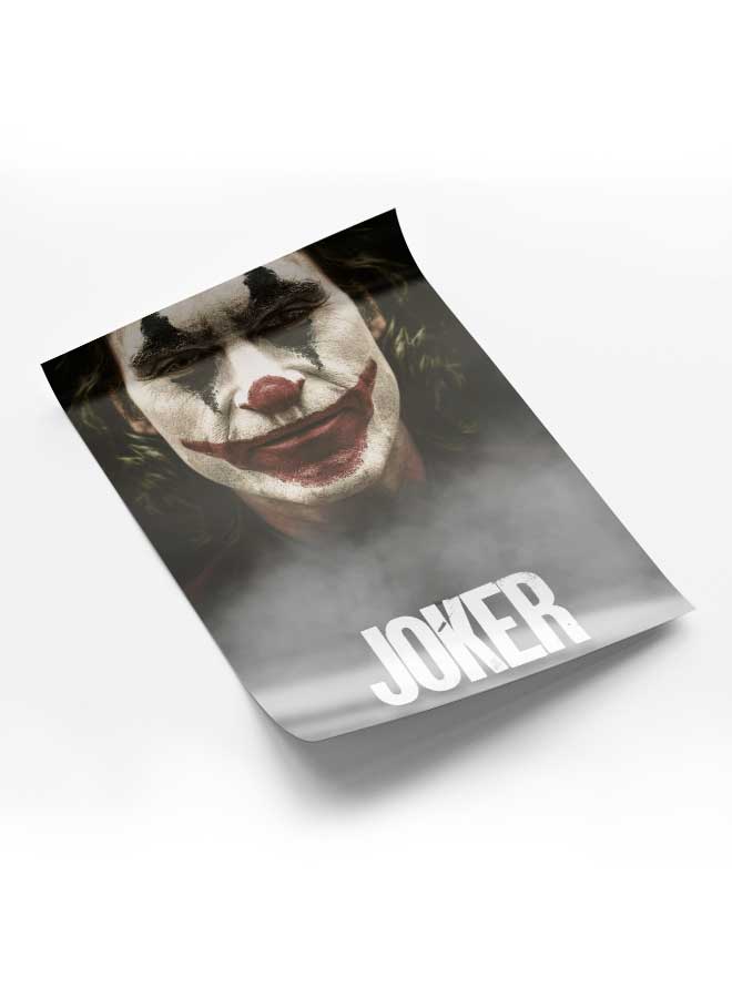 LOWHA Poster Painting Art With Four Separate Pieces Of Double-Sided Stickers Joker Smok For Home Bedroom Living Room And Office Decor  - Image 1