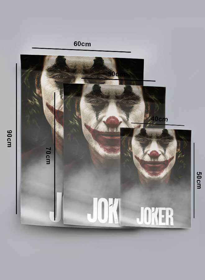 LOWHA Poster Painting Art With Four Separate Pieces Of Double-Sided Stickers Joker Smok For Home Bedroom Living Room And Office Decor  - Image 4