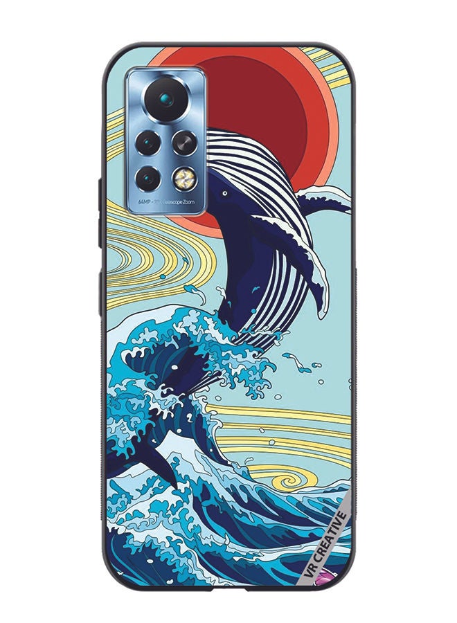 VR CREATIVE Protective Case Cover For Infinix Note 11 Pro Dolphin Design Multicolour - Image 1