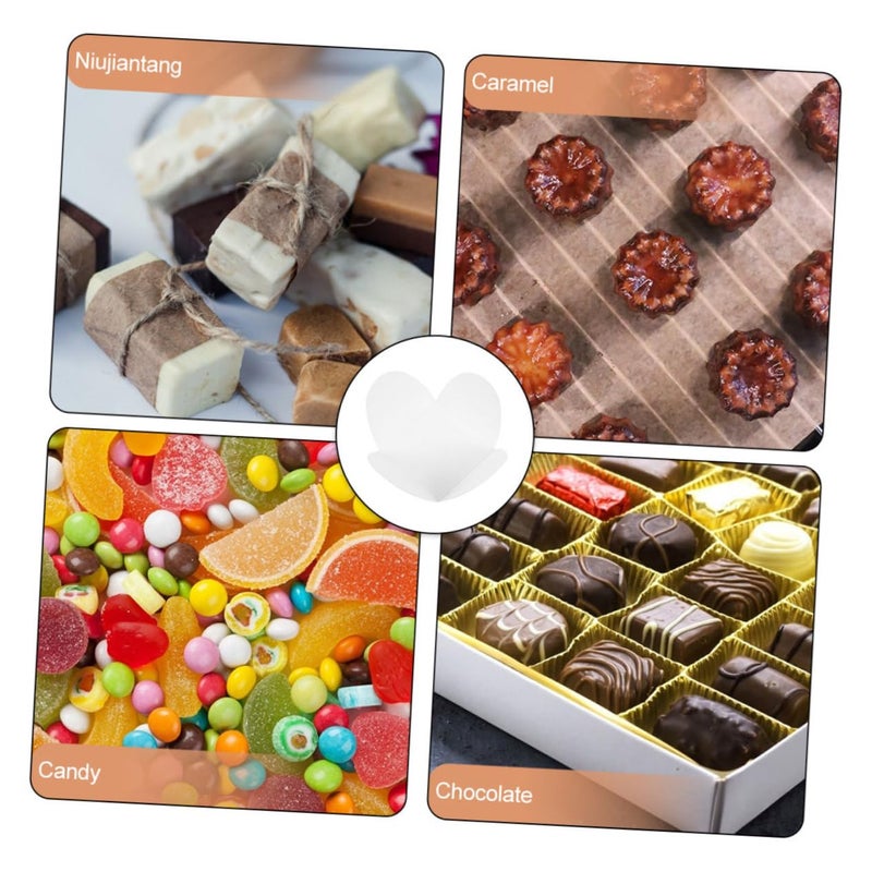 Kraft Paper Chocolate Truffle Trays 200pcs Candy Wrappers For Gift Packaging Dessert Decoration - Image 4