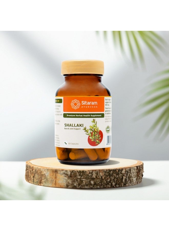 SITARAM Sitaram Ayurveda Shallaki Capsules 60 Nos | More Potent 600 MG Extract (other brands - 250 MG) | Bone and Joint Wellness | Relieves pain and inflammatory swelling  - Image 1