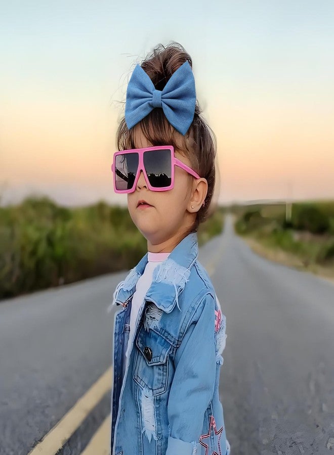 ONENINEDREAM 2pcs Denim Bow Clips for Girls Light Blue Western Hair Accessories for Women Bows for Halloween Accessory Hair Accessory for Kids - Image 2