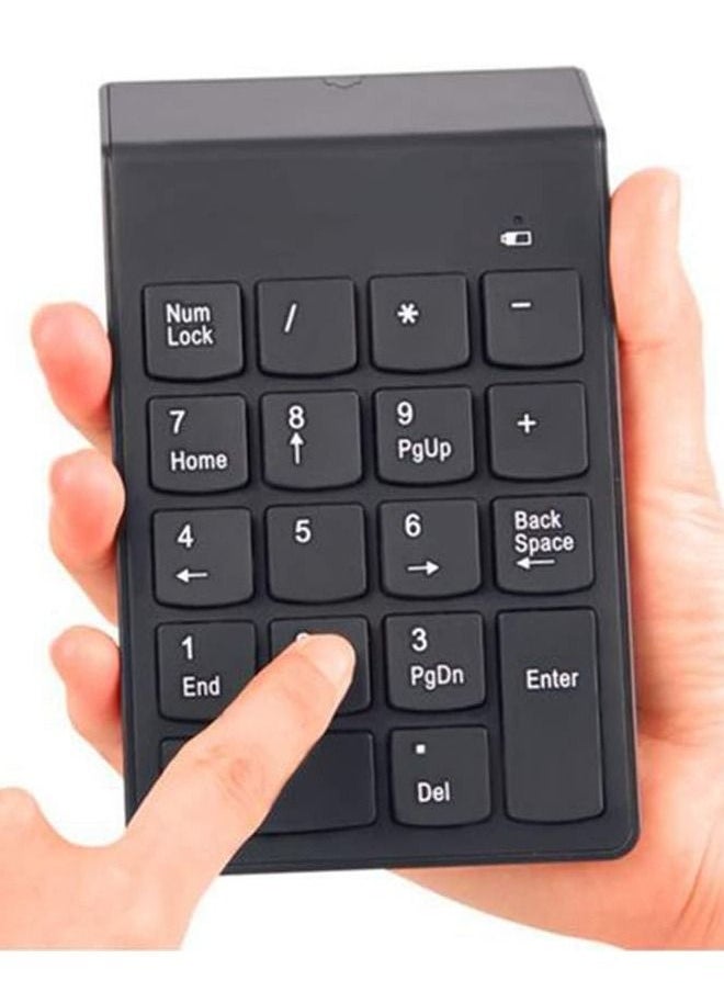 Mini - Numeric Keypad 18Keys Digital Keypad 2.4G USB Wireless Keyboard Numpad For Desktop Notebook CompatibleNumeric Keypad 18Keys Digital Keypad 2.4G USB Wireless Keyboard Numpad For Desktop Notebook Compat - Image 1