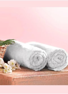Wakefit Wakefit Terry 100% Cotton Bath Towels| 500 GSM | Bath Towel for Men/Women, Bathing Towel, Towels for Bath Women/Men, 2 Pieces (White)  - Image 1