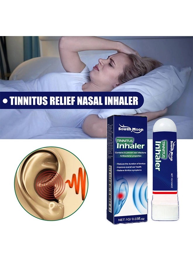 SOUTH MOON Tinnitus Inhaler ,Tinnitus Relief Nasal Inhaler , Ear Comfort Solution, Gentle Ear Cleaning,Effectively Improves Hearing and Relieves Ear Discomfort  - Image 2