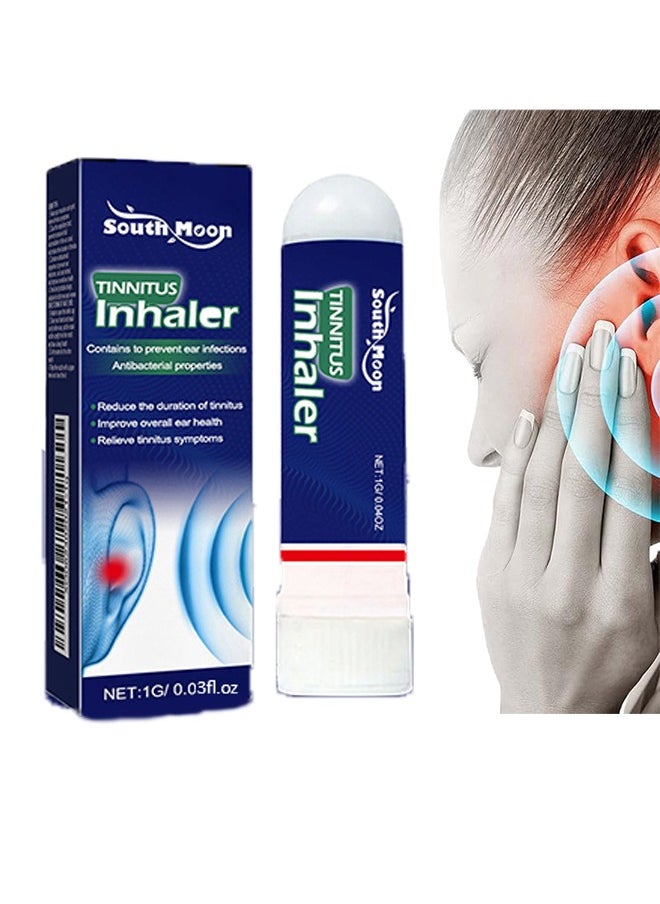 SOUTH MOON Tinnitus Inhaler ,Tinnitus Relief Nasal Inhaler , Ear Comfort Solution, Gentle Ear Cleaning,Effectively Improves Hearing and Relieves Ear Discomfort  - Image 1