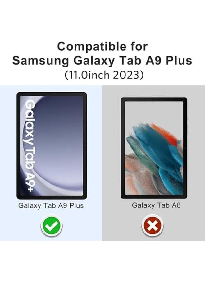 AXIYIBZI - 2 Pack Screen Protector For Samsung Galaxy Tab A9 Plus 11 Inch 2023 Case Friendly High Definition 9H Hardness Tempered Glass Clear Film For Samsung Tablet A9 Plus 5G Sm X210 X216 X218 - Image 1