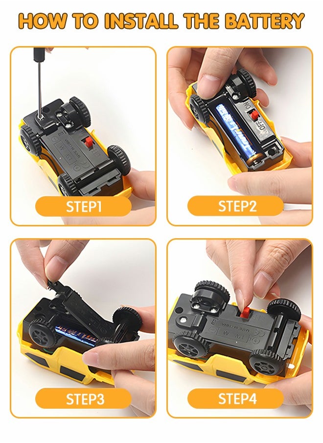 GROIC - 255PCS Construction Race Tracks for Kids Toys, DIY Collage Flexible Track Toys Set, Educational DIY Assembled Boy Toys, Rail Car Engineering Toy Car Set - Image 1