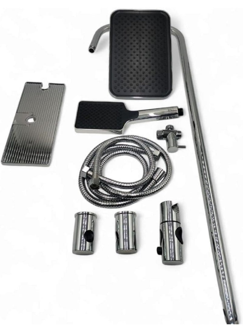 High-quality material, rust and corrosion resistant, ensuring long-lasting and safe use. Chrome - Image 3