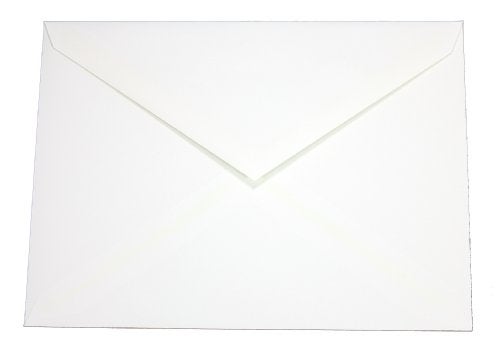 Desktop Publishing Supplies Envelopes, White A7 5 1/4" x 7 1/4" Pointed Flap - 100 Envelopes - Image 2