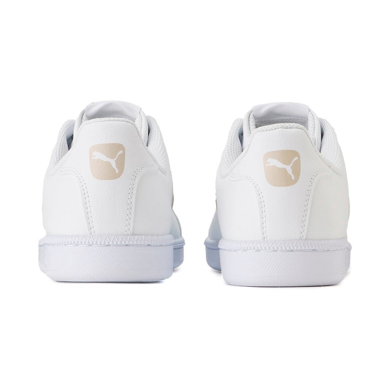 PUMA Smash Cat Leather Unisex White Sneakers - Image 5