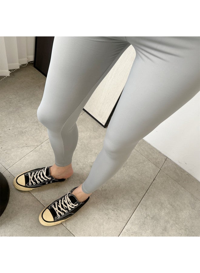 Top melon Summer Thin Ice Silk Leggings For Women, High-Waist Slimming Wearable Riding Sports Pants, No-Slip Yoga Cool Pants - Image 5