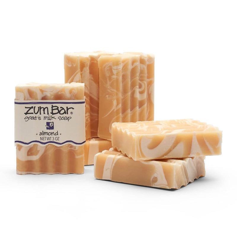 Zum Bar Goats Milk Soap  Almond  3 oz 6 Pack