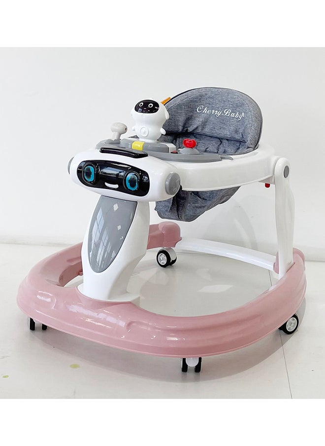kiddoz Multifunctional Baby Walker - Lotous Root Pink 