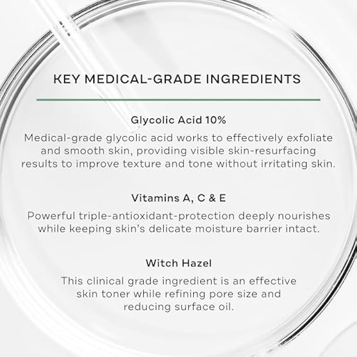 Replenix Glycolic Acid Resurfacing Skin Peel, Medical-Grade Facial Peeling Pads for Discoloration & Acne (60 ct.) - Image 3