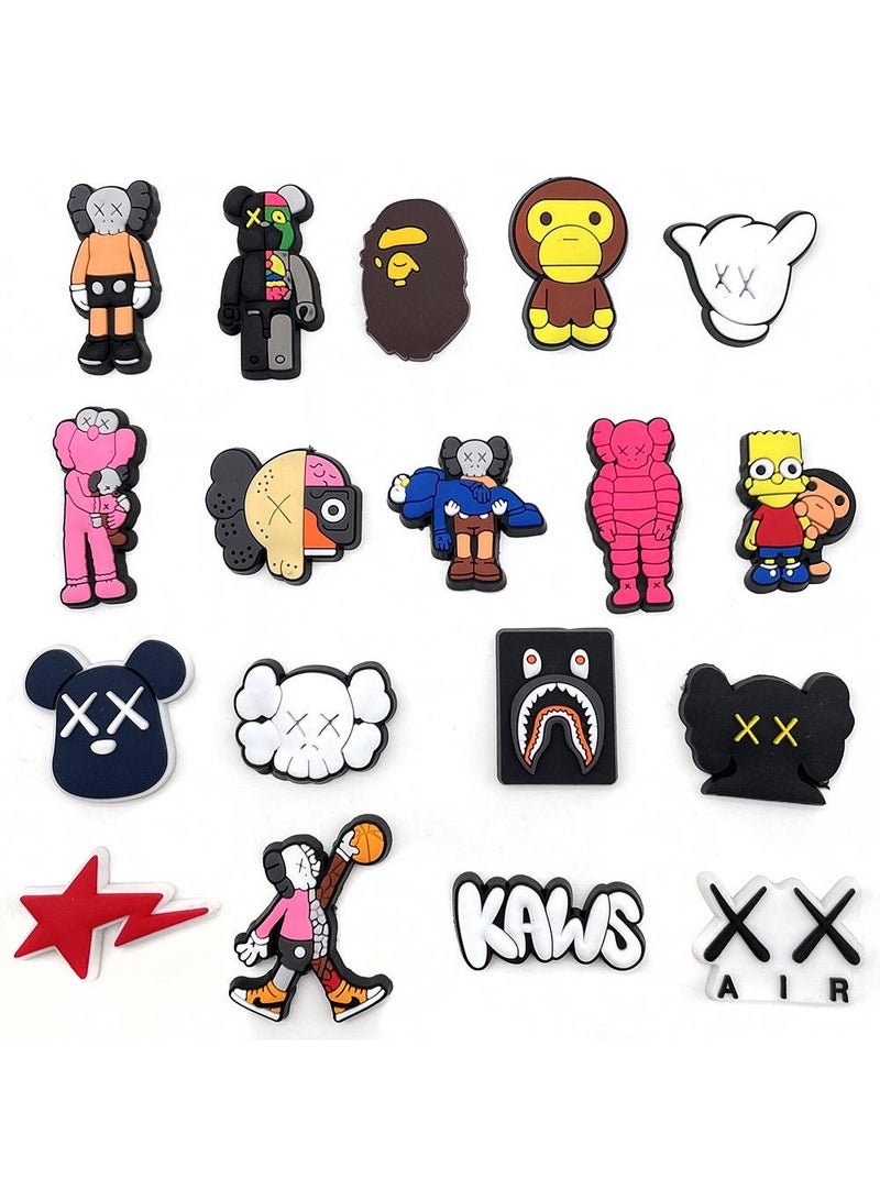 Sweet seven سحر الأحذية - 18 قطعة سحر أنمي - مثالي لحفلات عيد الميلاد، حفلات ذات طابع خاص، هدايا الحفلات - ملحقات أساور المعصم - Image 1