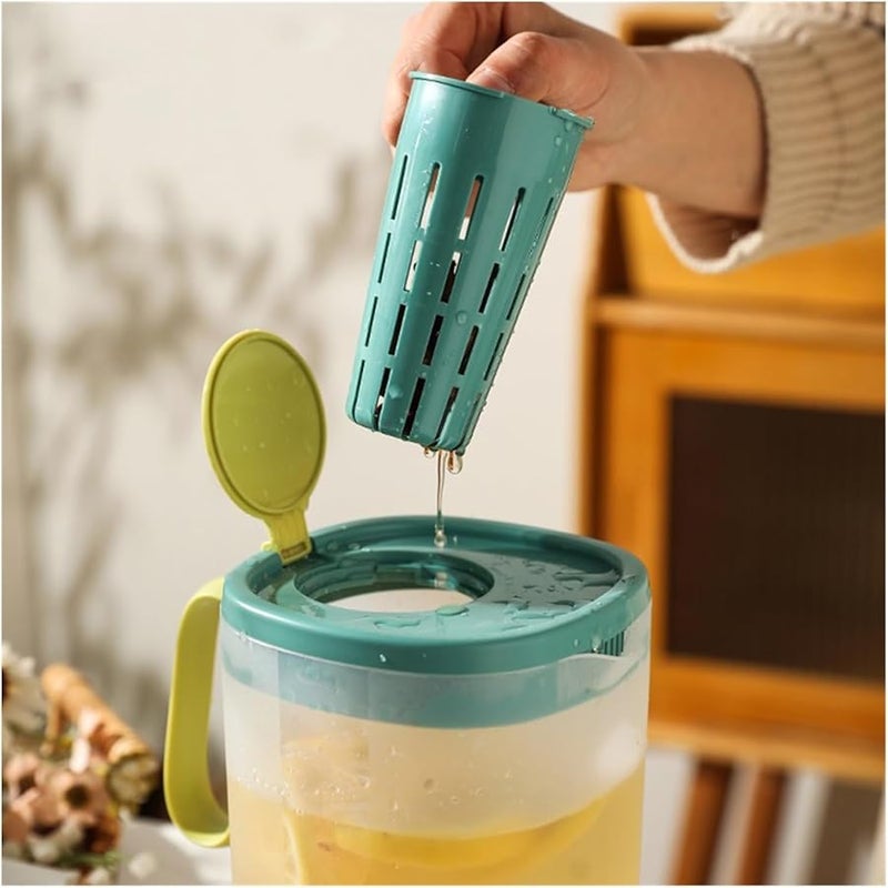 Large Capacity 1550ml Bianco Cold Brew Tea Pitcher Refrigerator Beverage Bottle - Image 3