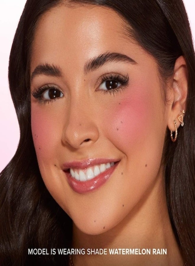 توب فيسد للمستحضرات التجميلية بودرة خدود كلاود كراش من تو فيسد - مطر البطيخ (5 جرام) - فوشيا، بودرة خدود مخملية فائقة النعومة مع لمسة نهائية ناعمة التركيز وقابلة للبناء وطويلة الأمد - Image 4