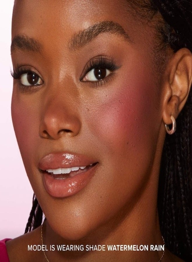 توب فيسد للمستحضرات التجميلية بودرة خدود كلاود كراش من تو فيسد - مطر البطيخ (5 جرام) - فوشيا، بودرة خدود مخملية فائقة النعومة مع لمسة نهائية ناعمة التركيز وقابلة للبناء وطويلة الأمد - Image 5