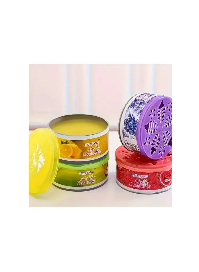 Generic 4pcs Air Freshener with different flavours [Rose] [lemon] [lavender] [apple]  Aromatherapy, toilet - bedroom - car - desktop  - Image 5