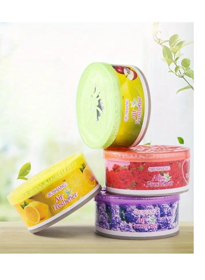 Generic 4pcs Air Freshener with different flavours [Rose] [lemon] [lavender] [apple]  Aromatherapy, toilet - bedroom - car - desktop  - Image 3