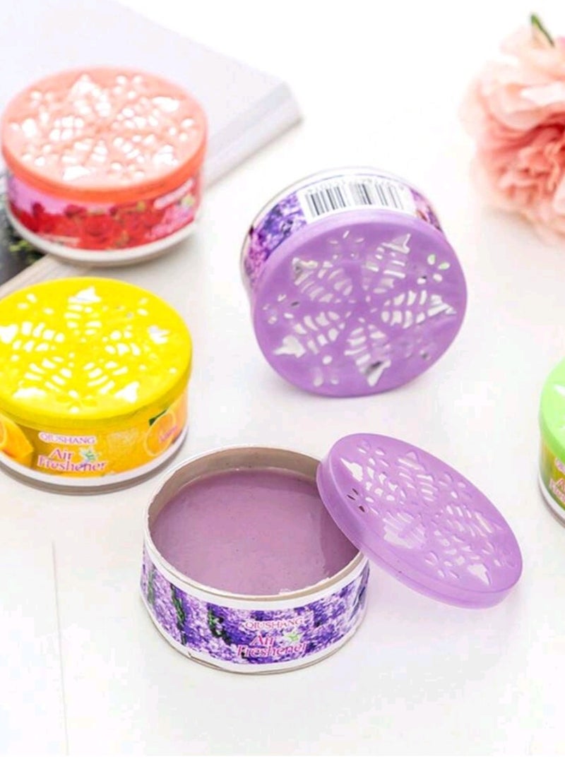 Generic 4pcs Air Freshener with different flavours [Rose] [lemon] [lavender] [apple]  Aromatherapy, toilet - bedroom - car - desktop  - Image 4