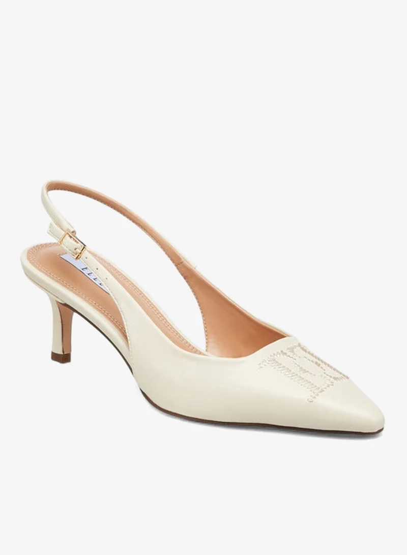 ELLE Women's Pointed Toe Shoes with Stiletto Heels and Buckle Closure