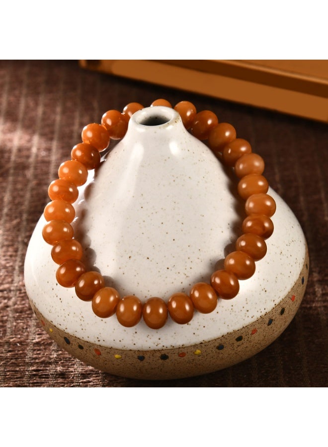 NIBEMINENT 26 Muslim Prayer Beads Milky Brown/8mm