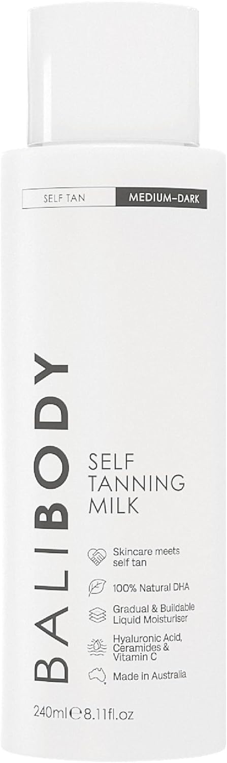 Bali Body Self Tan Milk SelfTan Body Milk for All Skin Types for Buildable LongerLasting Tan Vegan Cruelty Free Australian Made 240 ml81 fl oz