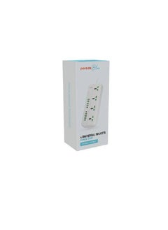 porodo Porodo Blue 4 Universal Sockets Power Strip8 built-in USB A outputs and 2 USB C  - Image 3