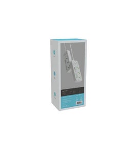 porodo Porodo Blue 4 Universal Sockets Power Strip8 built-in USB A outputs and 2 USB C  - Image 4