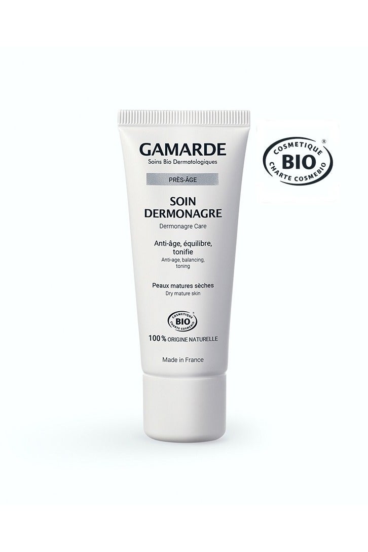 Dermamonagra Treatment 40ml – Certified Organic Rich Anti-Aging Face Cream for Mature Skin with Hormonal Imbalances – With Borage & Evening Primrose Oils to Nourish, Restore Tone & Vitality – Vegan