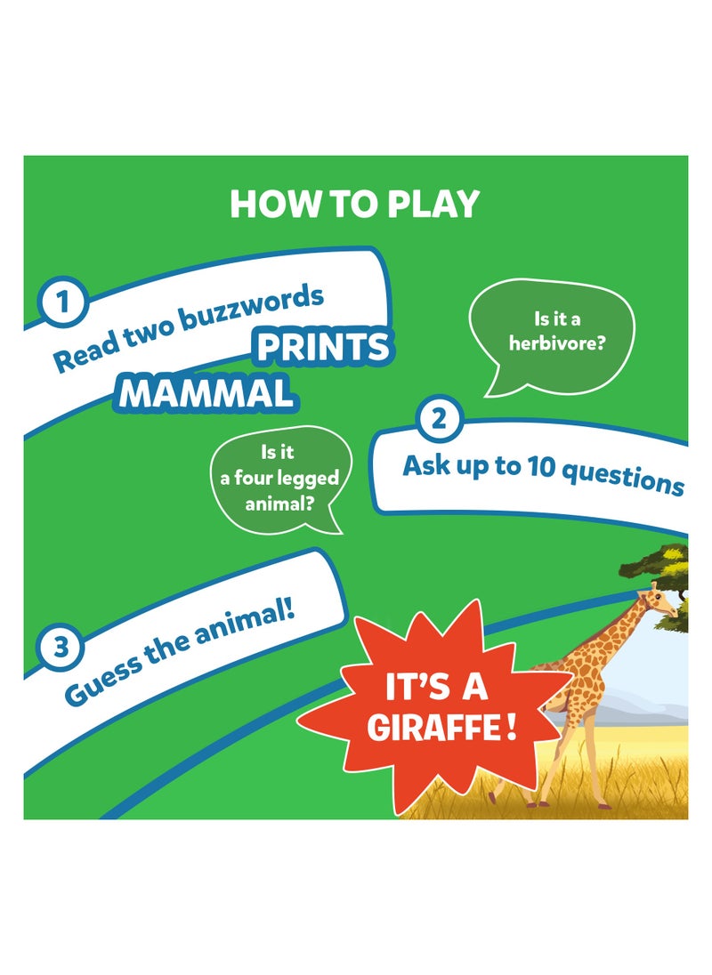 Skillmatics Guess in 10 Animal Kingdom, Perfect for Boys, Girls, Kids, Teens, Adults Who Love Animals, Trivia Games, Animal Card Games, Travel Games, Gifts for Ages 6, 7, 8, 9, 10, and Up  - Image 3