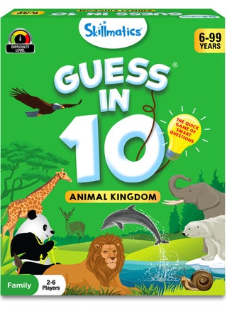 Guess in 10 Animal Kingdom, Perfect for Boys, Girls, Kids, Teens, Adults Who Love Animals, Trivia Games, Animal Card Games, Travel Games, Gifts for Ages 6, 7, 8, 9, 10, and Up - pzsku/ZCE6380713D28538D7042Z/45/1746271343/793ca827-15cc-492a-96cf-e3698759c9d3