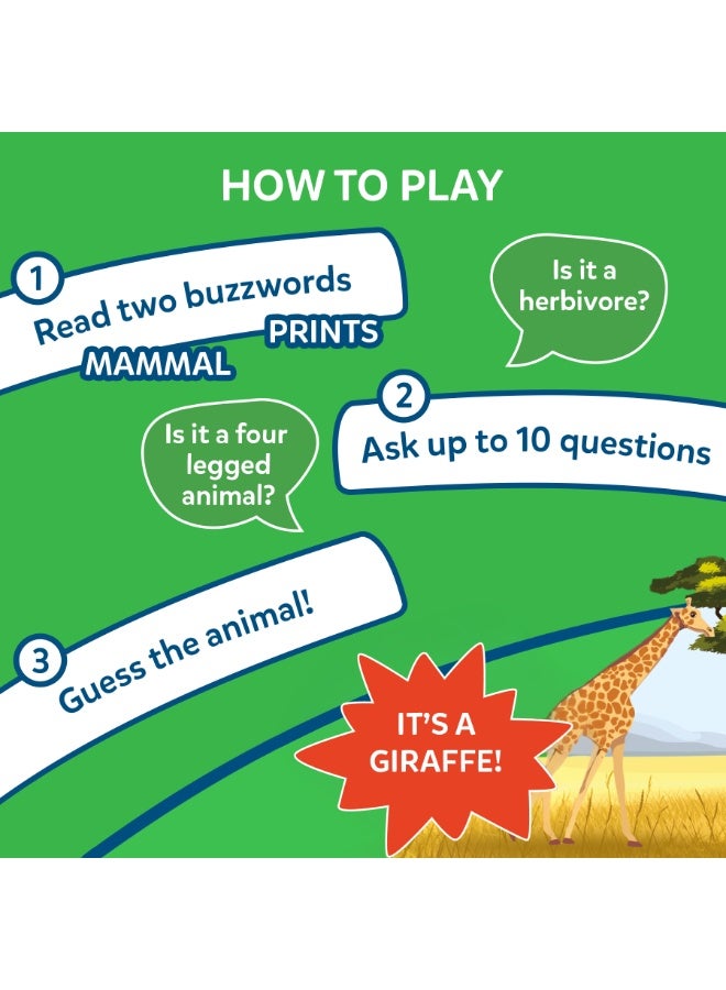 Skillmatics Guess in 10 Animal Kingdom, Perfect for Boys, Girls, Kids, Teens, Adults Who Love Animals, Trivia Games, Animal Card Games, Travel Games, Gifts for Ages 6, 7, 8, 9, 10, and Up - Image 3