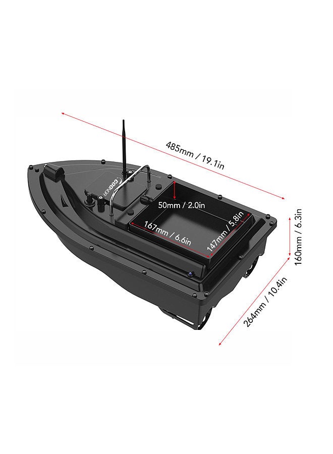Generic Wireless Remote Control Fishing Bait Boat 430-540 yards Remote Range Fish Finder Device - Image 5