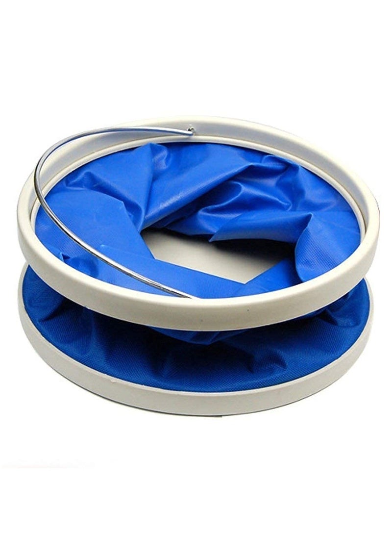 DubaiGallery Multi-function Outdoor Portable Folding Pail Fishing Cleaning Water Container For Hiking Camping House Working, Fishing, and Car Washing - Image 3