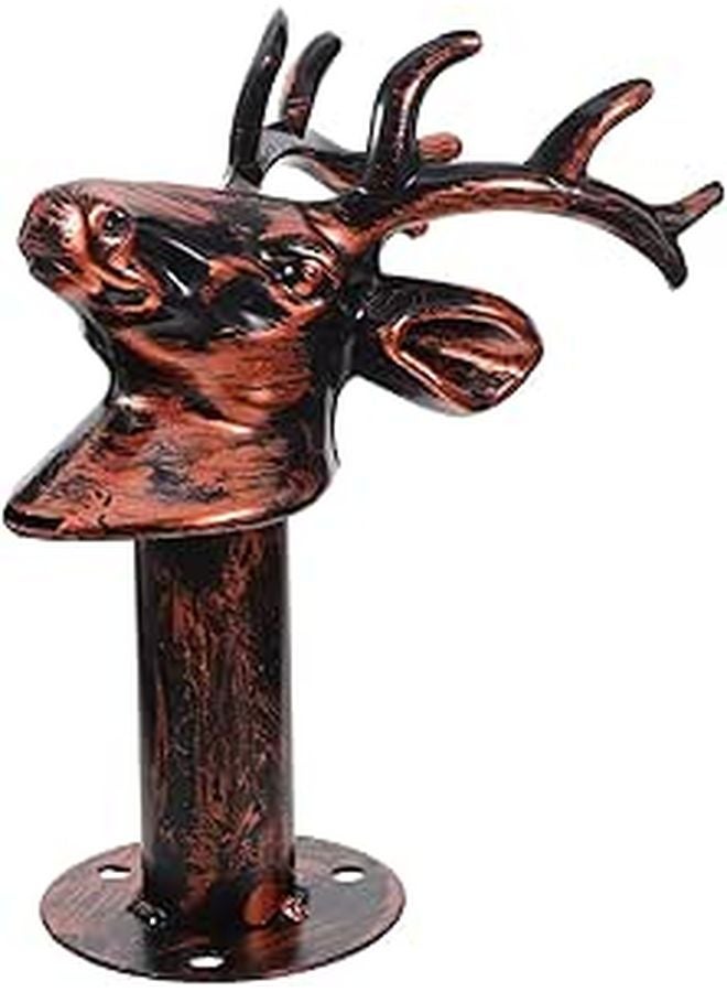 Deer Antler Wall Hook Straight Rod Coat Key Holder For Home Living Room Bathroom Storage Organizer - Image 1